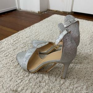 Silver heels